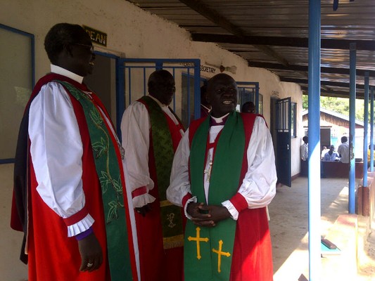 ++Daniel Deng and +Antony Poggo (diocese of Kajo-Keji)